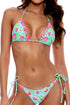 Luli Fama Ti Amo Seamless Reversible Wavy Ruched Back Brazilian Tie Side Bottom